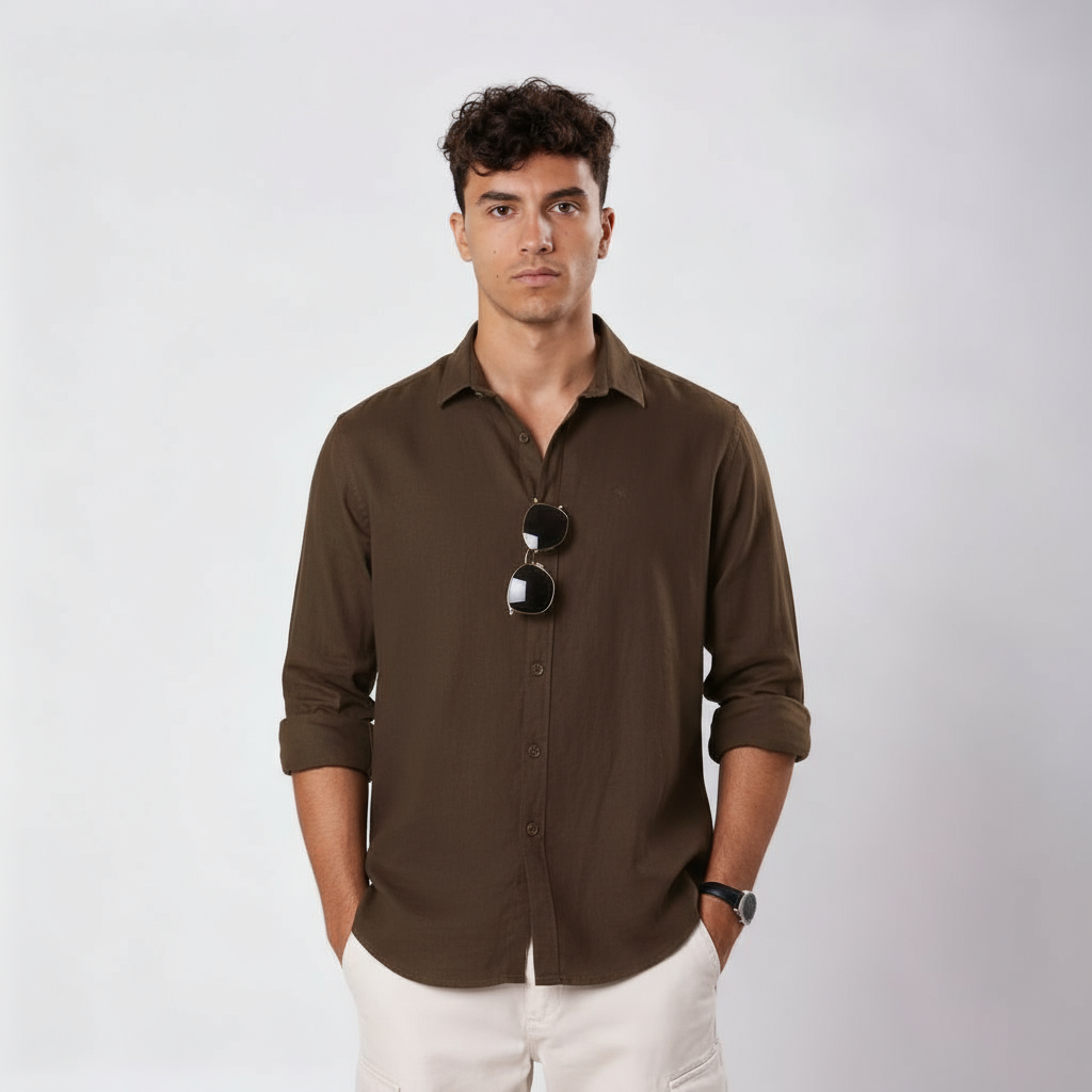 Camisa Toscana Espresso