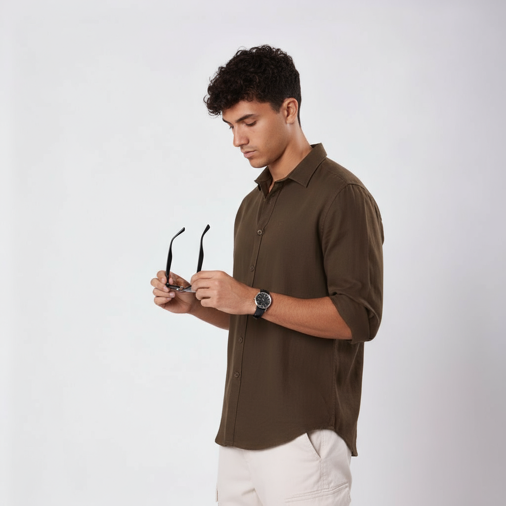 Camisa Toscana Espresso